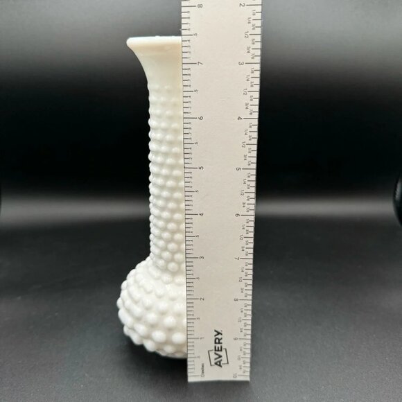 Vintage Milk Glass Hobnail Bud Vase EO Brody Co 2000 Collectible - Picture 10 of 11